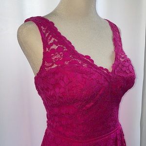 David’s Bridal Formal Lace Dress